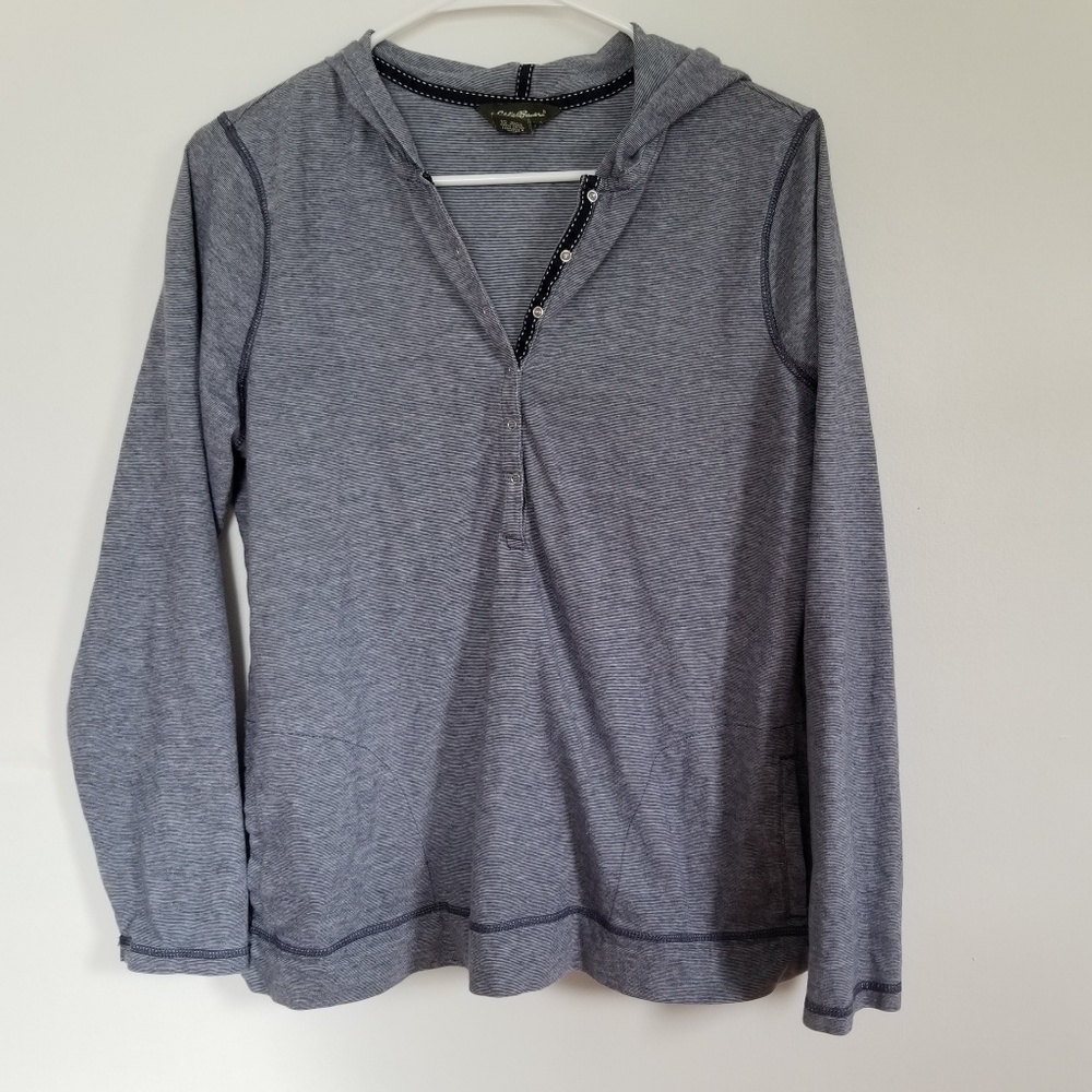 Eddie Bauer Women's Long Sleeve Hooded Shirt